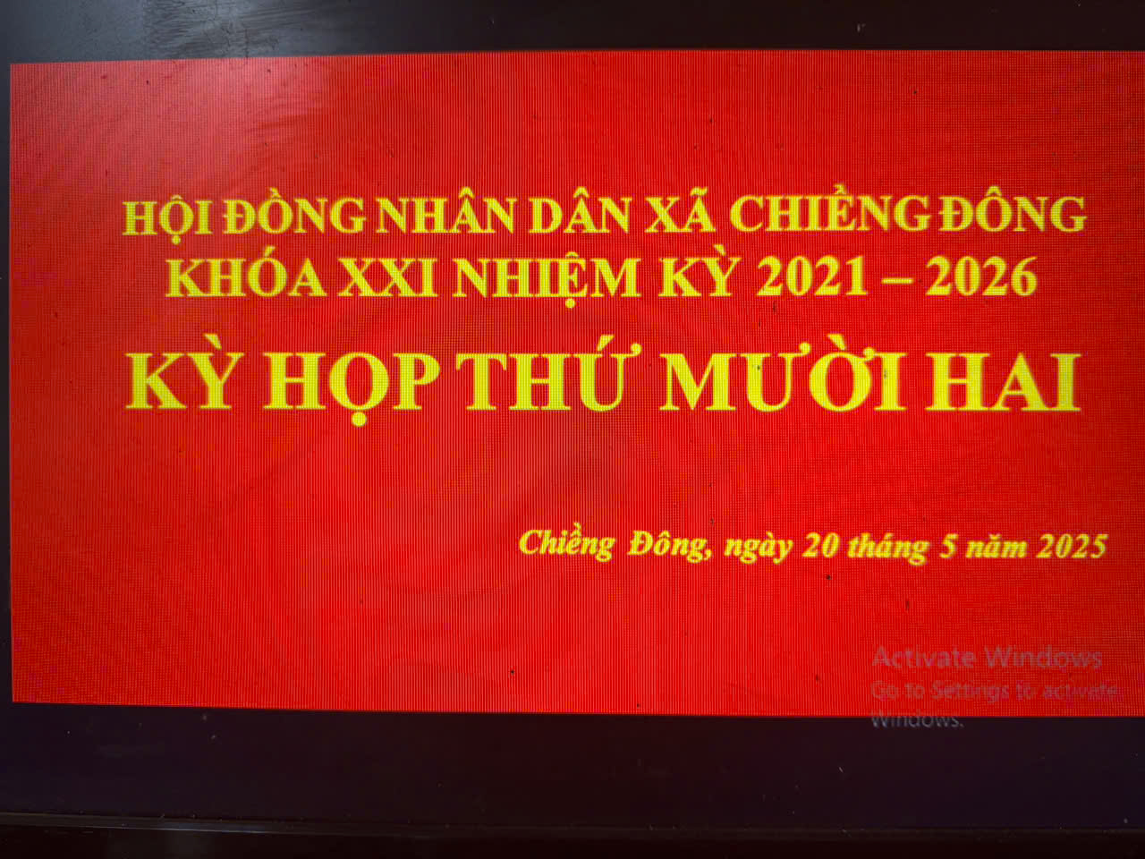 HĐND xã Chiềng Đông tổ chức kỳ họp thứ mười hai
